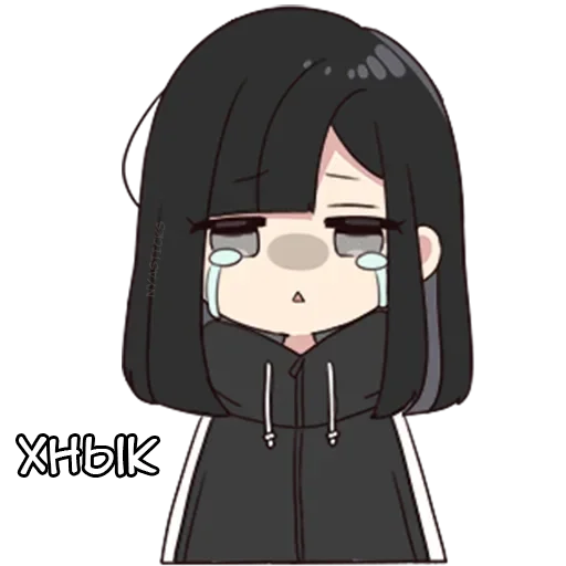 😔 Стикер «Юрудура-тян ч.2» для Telegram