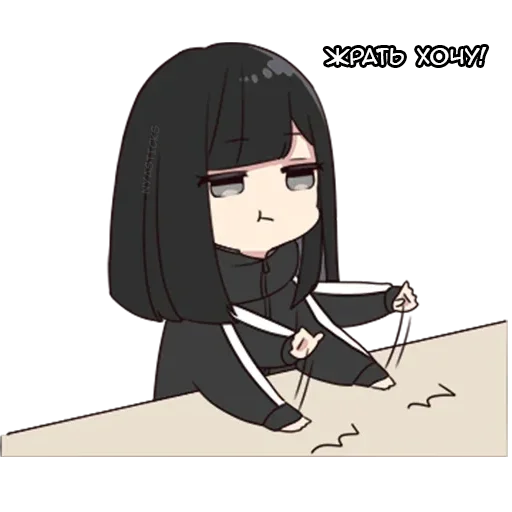 🍽 Стикер «Юрудура-тян ч.2» для Telegram