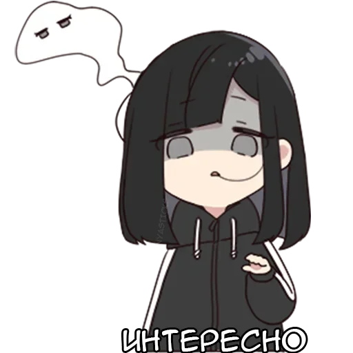 🤔 Стикер «Юрудура-тян ч.2» для Telegram