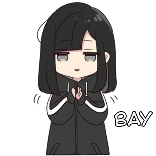 😛 Стикер «Юрудура-тян ч.2» для Telegram