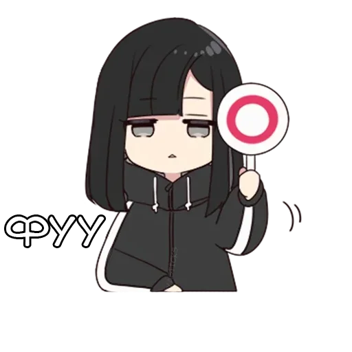 👎 Стикер «Юрудура-тян ч.2» для Telegram