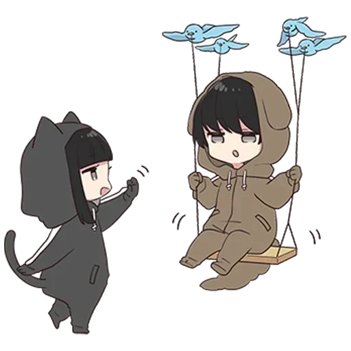 🌟 Стикер «Юрудара-тян ч.1» для Telegram
