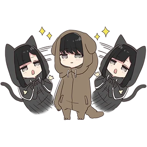 🌟 Стикер «Юрудара-тян ч.1» для Telegram