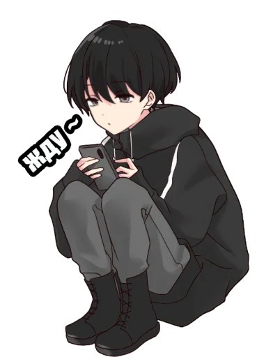 ⏰ Стикер «Yurudara-kun» для Telegram