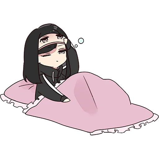 🥱 Стикер «Юрудура тян» для Telegram