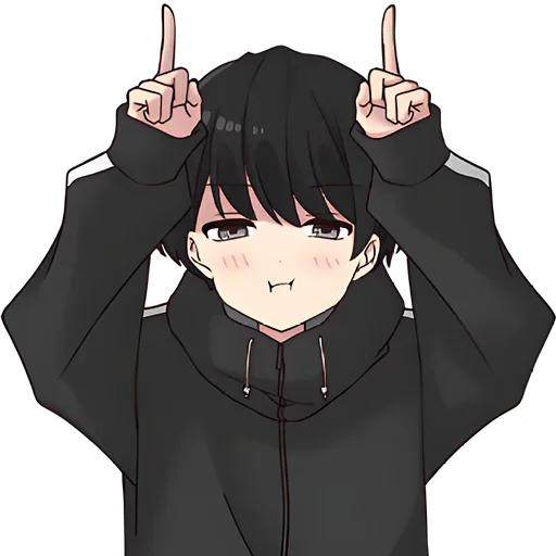 😈 Стикер «Юрудура Тян и Кун» для Telegram