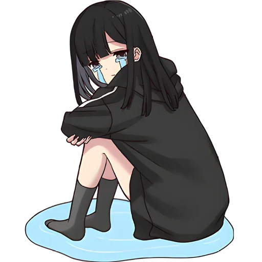 😭 Стикер «Юрудура Тян и Кун» для Telegram