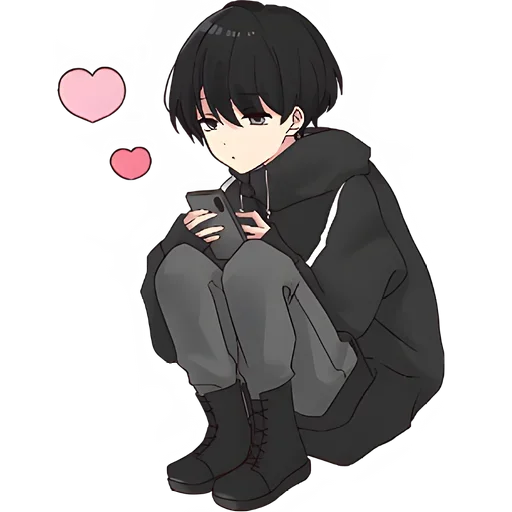📱 Стикер «Юрудура Тян и Кун» для Telegram