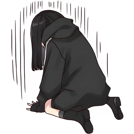 😞 Стикер «Юрудура Тян и Кун» для Telegram