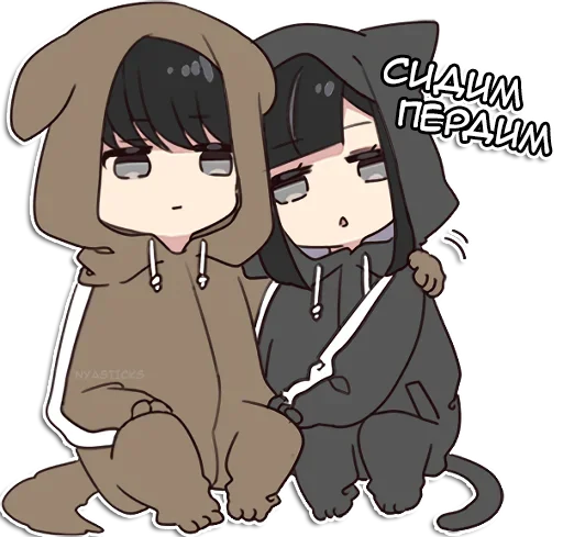 👫 Стикер «Юрудура-кун 2» для Telegram