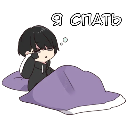 🌙 Стикер «Юрудура-кун» для Telegram