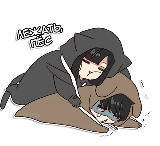 😈 Стикер «Юрудура-тян 2» для Telegram