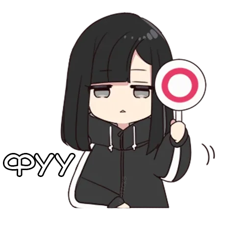 👎 Стикер «Юрудура-тян» для Telegram