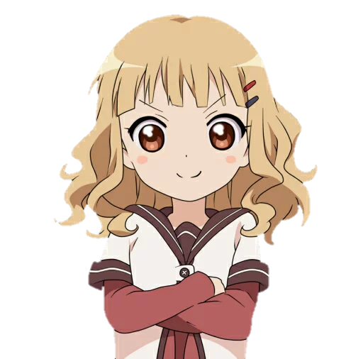 😏 Стикер «Yuru Yuri» для Telegram