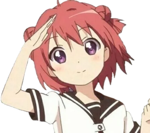 👋 Стикер «Yuru Yuri» для Telegram