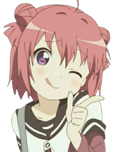 😋 Стикер «Yuru Yuri» для Telegram