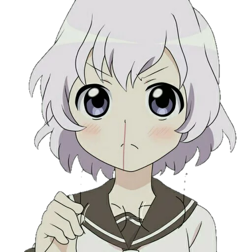 😚 Стикер «Yuru Yuri» для Telegram