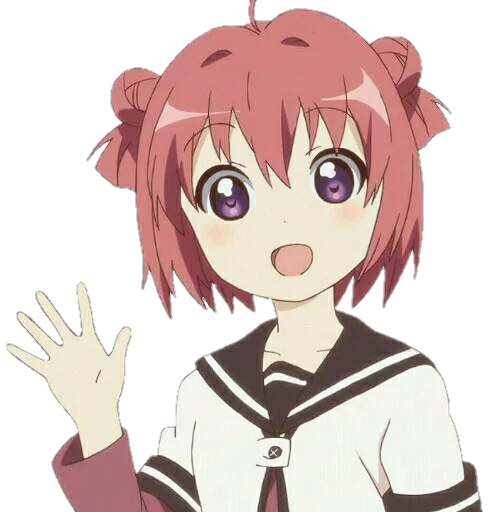 👋 Стикер «Yuru Yuri» для Telegram
