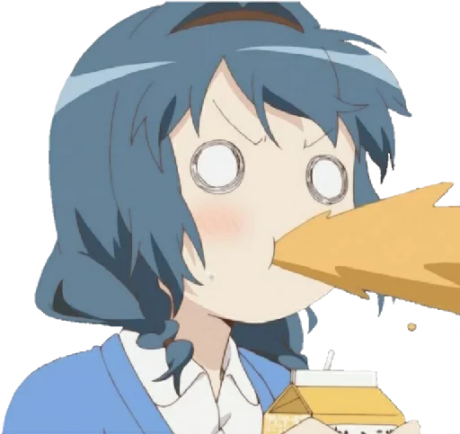 😵 Стикер «Yuru Yuri» для Telegram