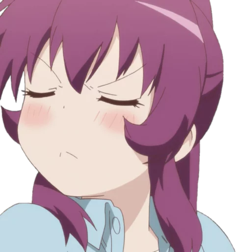 😤 Стикер «Yuru Yuri» для Telegram