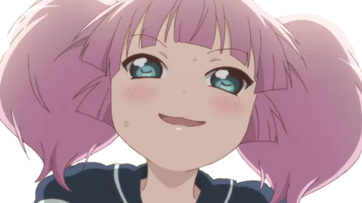 😈 Стикер «Yuru Yuri» для Telegram