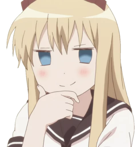 💭 Стикер «Yuru Yuri» для Telegram