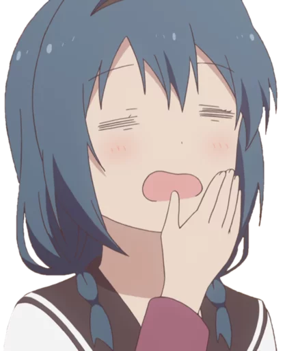😴 Стикер «Yuru Yuri» для Telegram