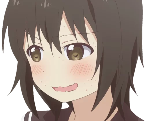 😖 Стикер «Yuru Yuri» для Telegram