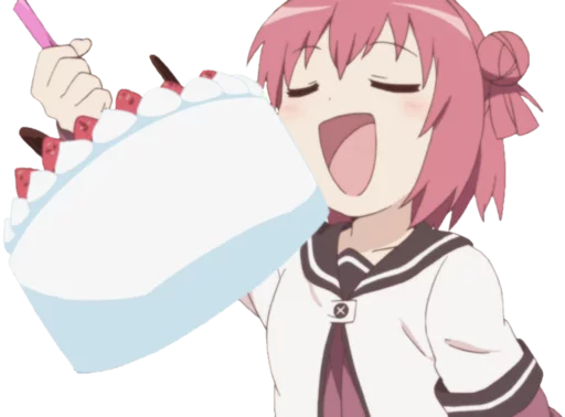 🎂 Стикер «Yuru Yuri» для Telegram