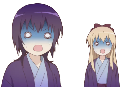 😨 Стикер «Yuru Yuri» для Telegram