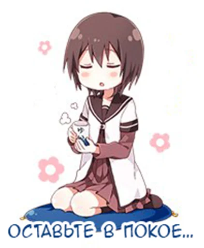 👧 Стикер «Yuru Yuri Rus» для Telegram