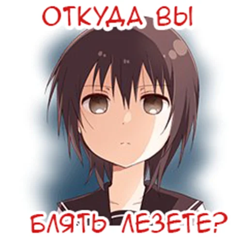 👧 Стикер «Yuru Yuri Rus» для Telegram