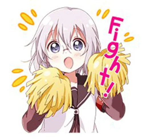 👊 Стикер «Yuru Yuri Rus» для Telegram