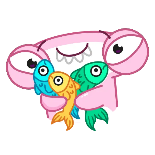 🐠 Стикер «Юся» для Telegram