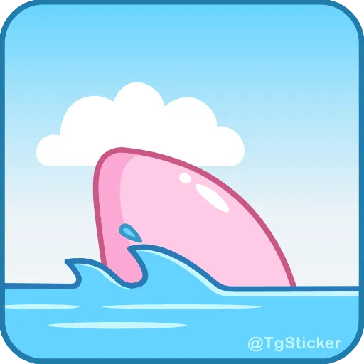 🦈 Стикер «Юся» для Telegram
