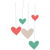 ❤️‍🔥 Эмодзи «Буквы в новогоднем стиле» для Telegram
