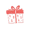 🎁 Эмодзи «Буквы в новогоднем стиле» для Telegram