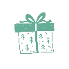 🎁 Эмодзи «Буквы в новогоднем стиле» для Telegram
