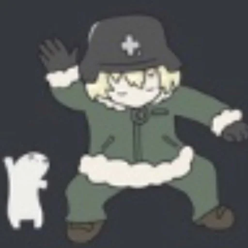 🎷 Стикер «Girls und Panzers» для Telegram