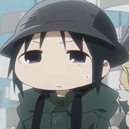 😠 Стикер «Girls und Panzers» для Telegram