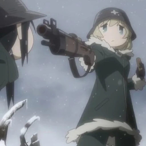 🔫 Стикер «Girls und Panzers» для Telegram