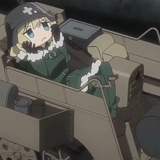 😵 Стикер «Girls und Panzers» для Telegram