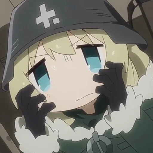 😱 Стикер «Girls und Panzers» для Telegram