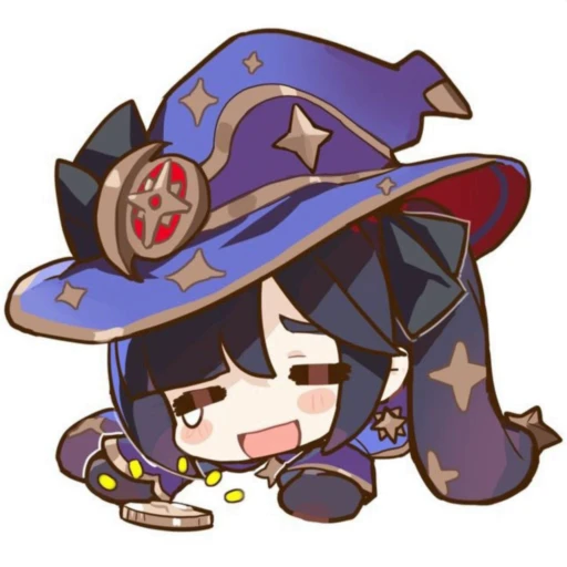 📜 Стикер «Mona Megistus» для Telegram
