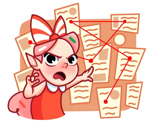 🤨 Стикер «Юю без надписей» для Telegram