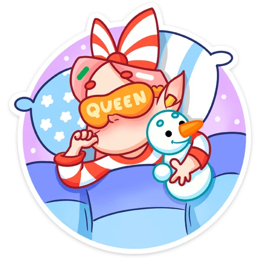 😴 Стикер «Юю без надписей» для Telegram