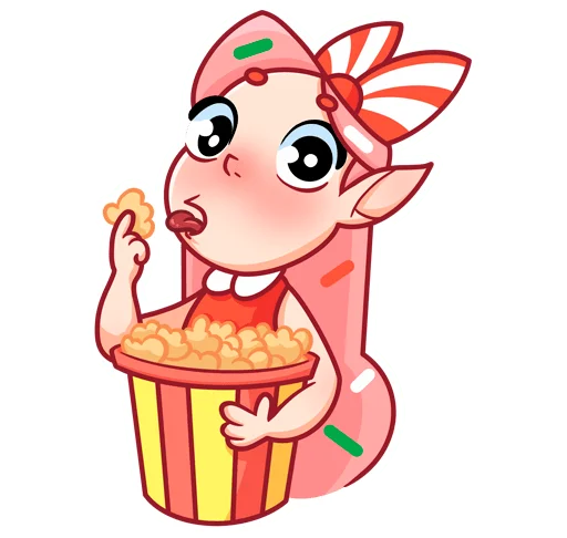 🍿 Стикер «Юю без надписей» для Telegram