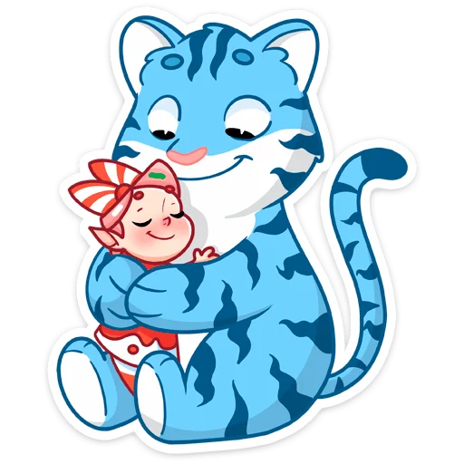 🤗 Стикер «Юю без надписей» для Telegram