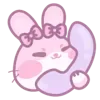 🫐 Эмодзи «Cute bunnies» для Telegram