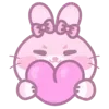 🫐 Эмодзи «Cute bunnies» для Telegram